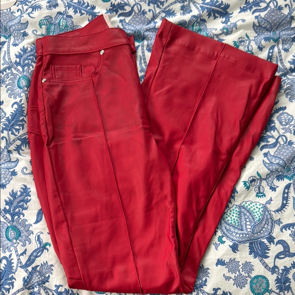 Revice Denim Star Butt, Stylish Red Jeans